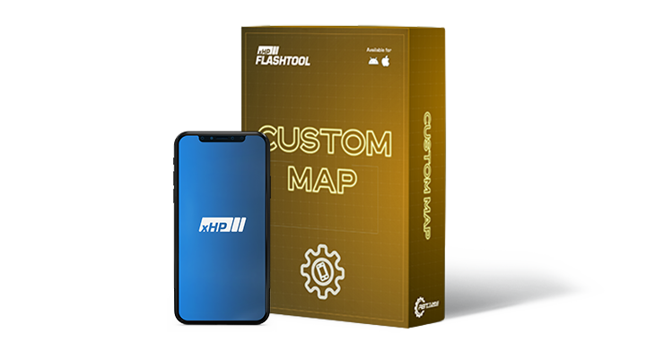 xHP Custom Map Service App, A complete Map customized to your vehicle to extract maximum performance from your transmission